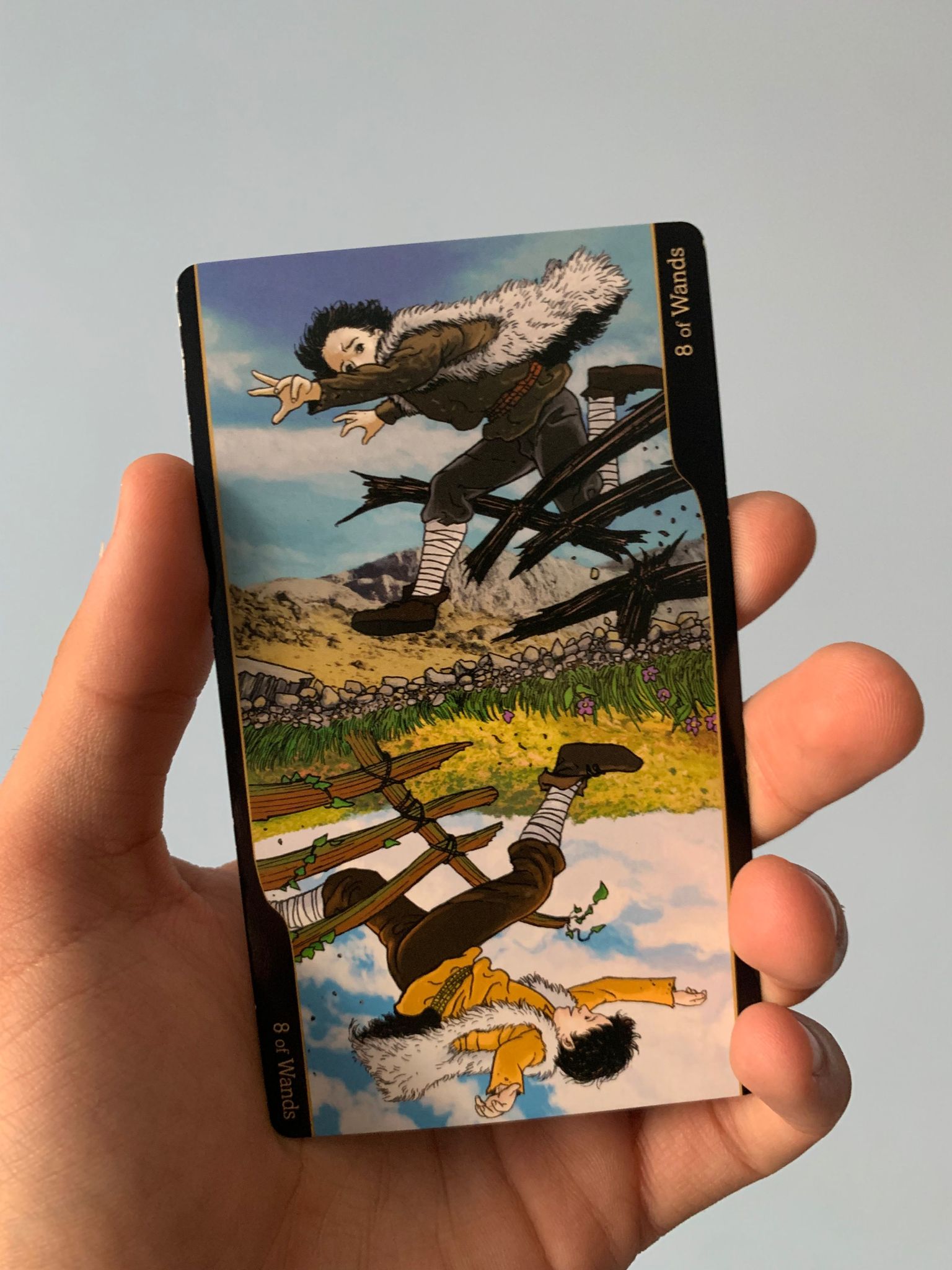 Tarot – Karta dnia 8 Buław;                           Znak Zodiaku Strzelec