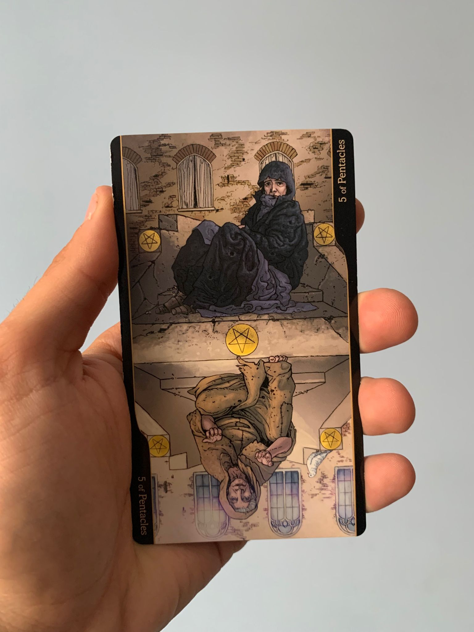 Tarot – Karta Dnia 5 Denarów;                     Znak Zodiaku Byk