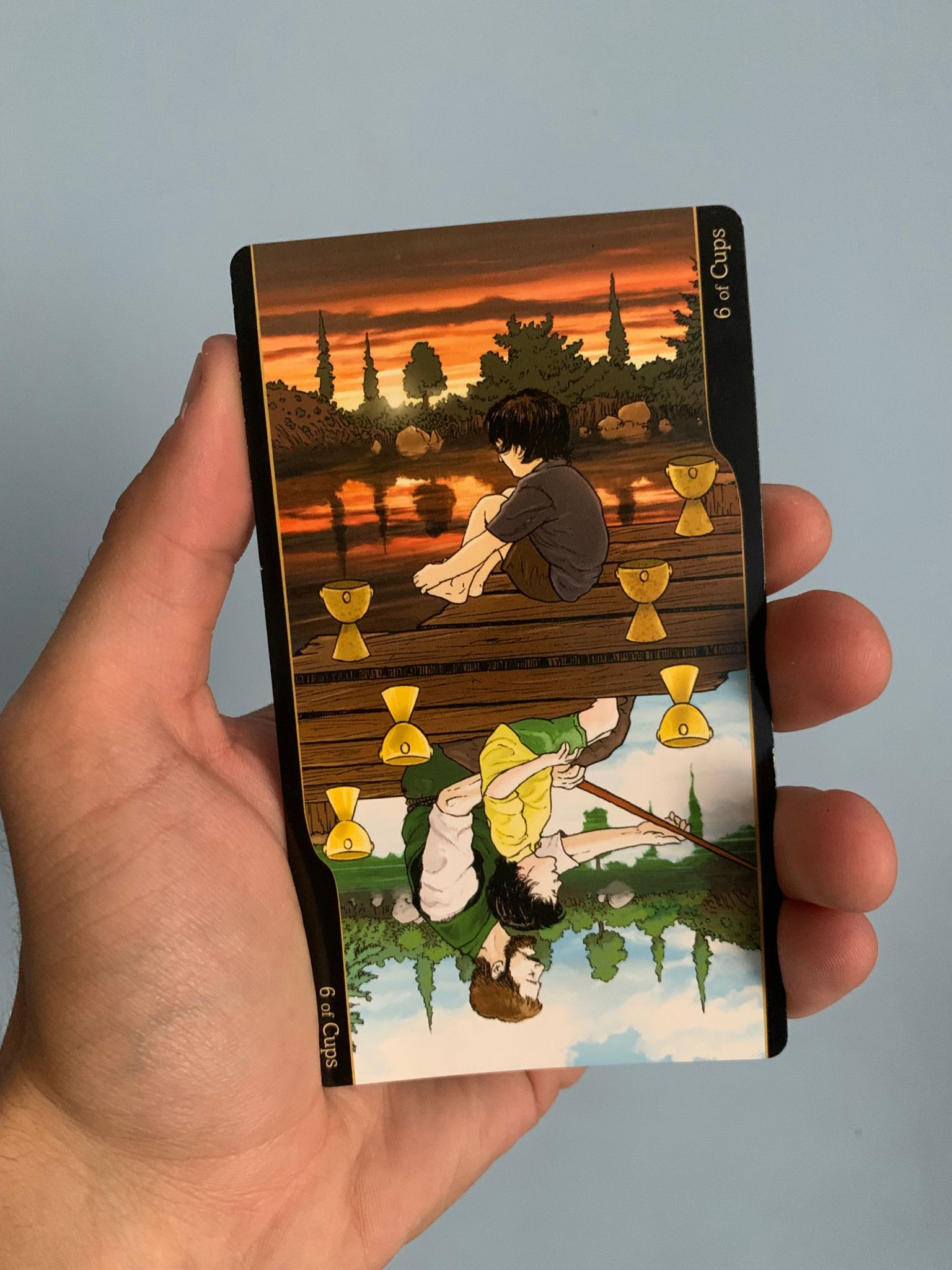 Tarot – Karta Dnia Szóstka Kielichów;    Znak Zodiaku Skorpion