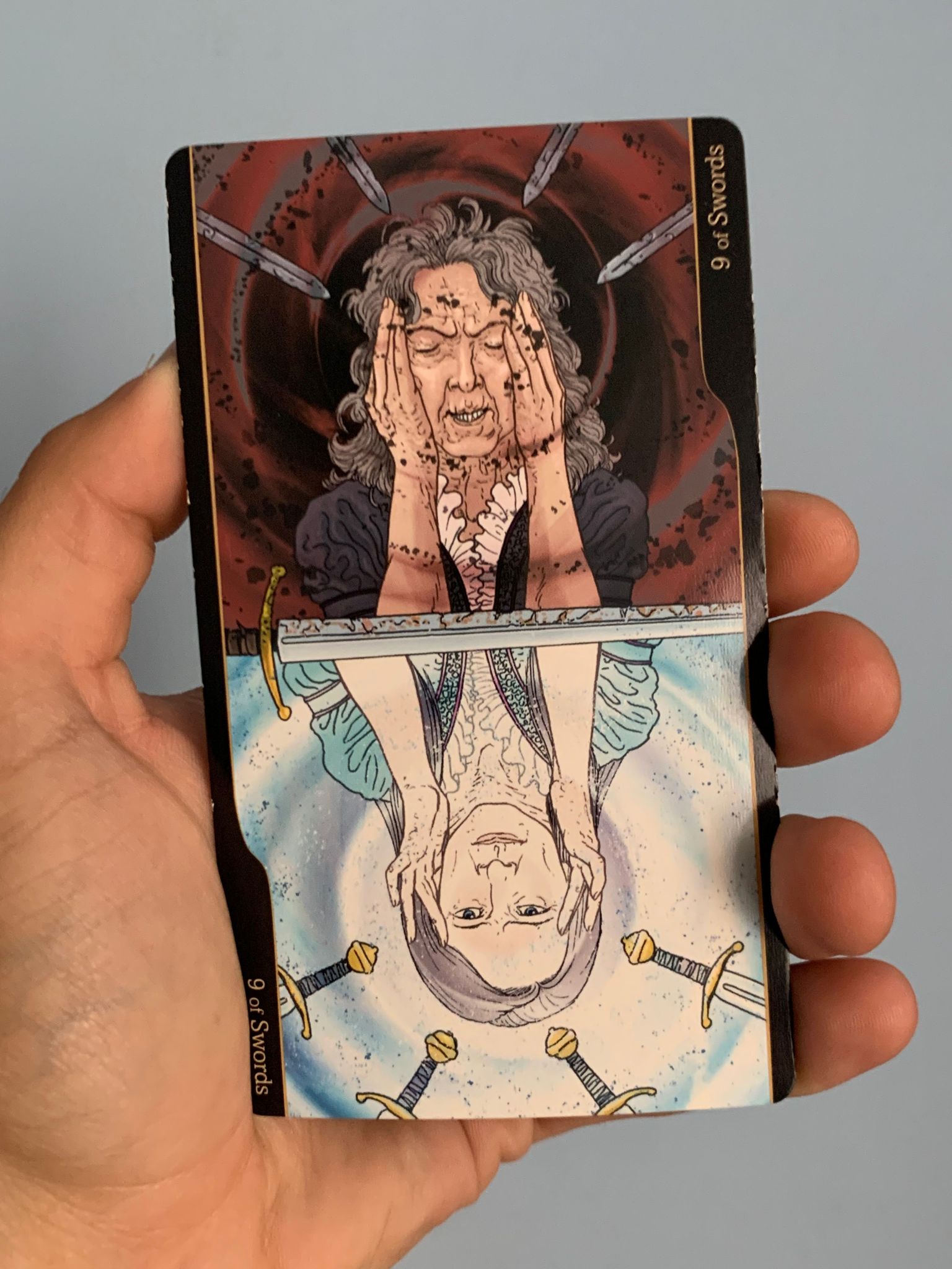 Tarot – Karta Dnia 9 Mieczy;                         Znak Zodiaku Bliźnięta