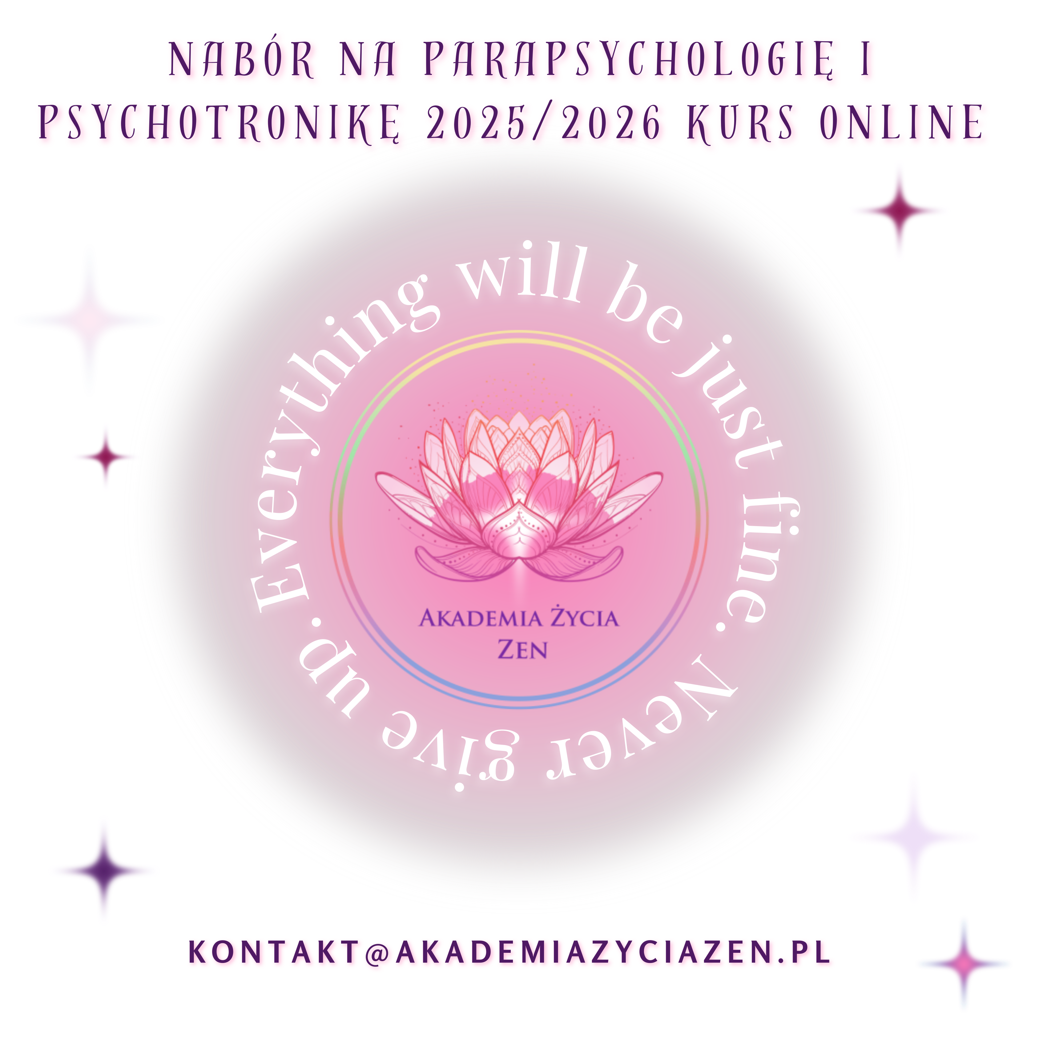 Rekrutacja zakończona – Parapsychologia 2025/2026 ; Kurs Parapsychologia i psychotronika III edycja w trakcie zajęć.